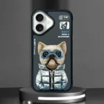 قاب اپل مدل Nimmy Cool Cute Little tycoon IPHONE 16 مشکی