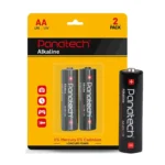 باطری آلکالاین 2 کارتی قلمی مشکی پاناتک PANATECH