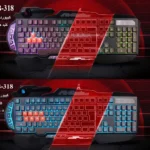 کیبورد سیم دار گیمینگ ایفورتک مدل A4TECH B314