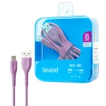 کابل تایپ سی بیاند مدل BEYOND TYPE-C BUC-401 یاسی