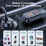 شارژر فندکی هسکا مدل HISKA HCC-327 120W