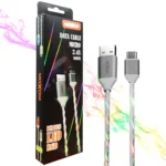 کابل موکسوم MOXOM KH-68 LED MICRO سفید