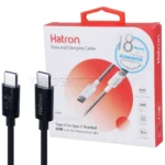 کابل تایپ سی هترون مدل Hatron HC605HB PD مشکی