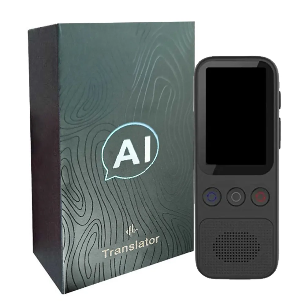 6dbab5b29b1640ffe41d849fc1bc337cf4795f80b44ab00af3d9110c751a1326.webp دستگاه مترجم صوتی 138 زبانه دو طرفه هوشمند مدل s80 Pro