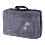 کیف کنسول دو کاره مدل PS5 SLIM/PRO مخمل طوسی