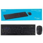 کیبورد و ماوس بی سیم رپو مدل RAPOO 8110M سفید