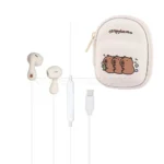 هندزفری سیم دار پرووان مدل PROONE PHF3916 فانتزی بژ