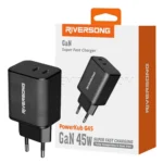 شارژر کلگی ریورسانگ مدل RIVERSONG PowerKub G45 AD101 سفید