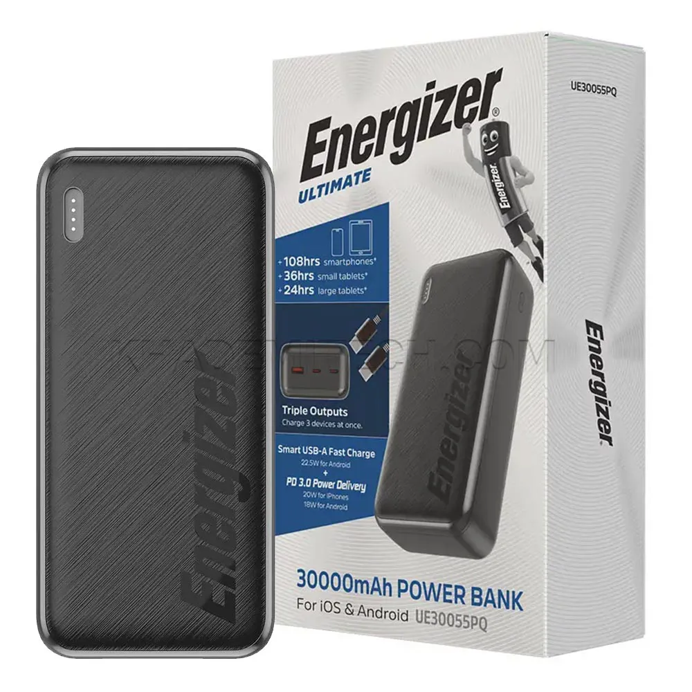 7361c4f6f33f102c390c9cae63b39457c97d8990156ae39707ca7ec953be1dd7.webp پاوربانک انرجایزر مدل Energizer UE30055PQ 30000mAh مشکی