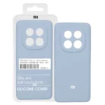 قاب سیلیکونی شیائومی مدل Silicon Redmi Note 14 Pro 4G آبی روشن