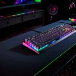 کیبورد سیم دار گیمینگ ریزر مدل RAZER BLKWIDOW V4 Green Switch