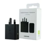 شارژر کلگی اورجینال سامسونگ مدل Samsung NFC 3Port 45W مشکی گارانتی بوف