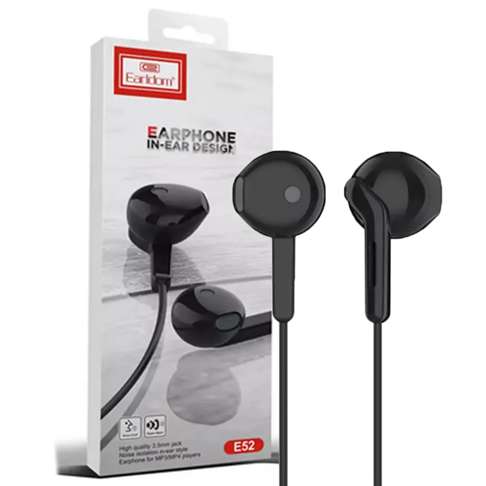 74ec109e4d50583a0c74ceb83bbed06e3be0539db1709806b0d18c8fa2cf7c5b.webp هندزفری سیم دارET-E52مشکی EARLDOM