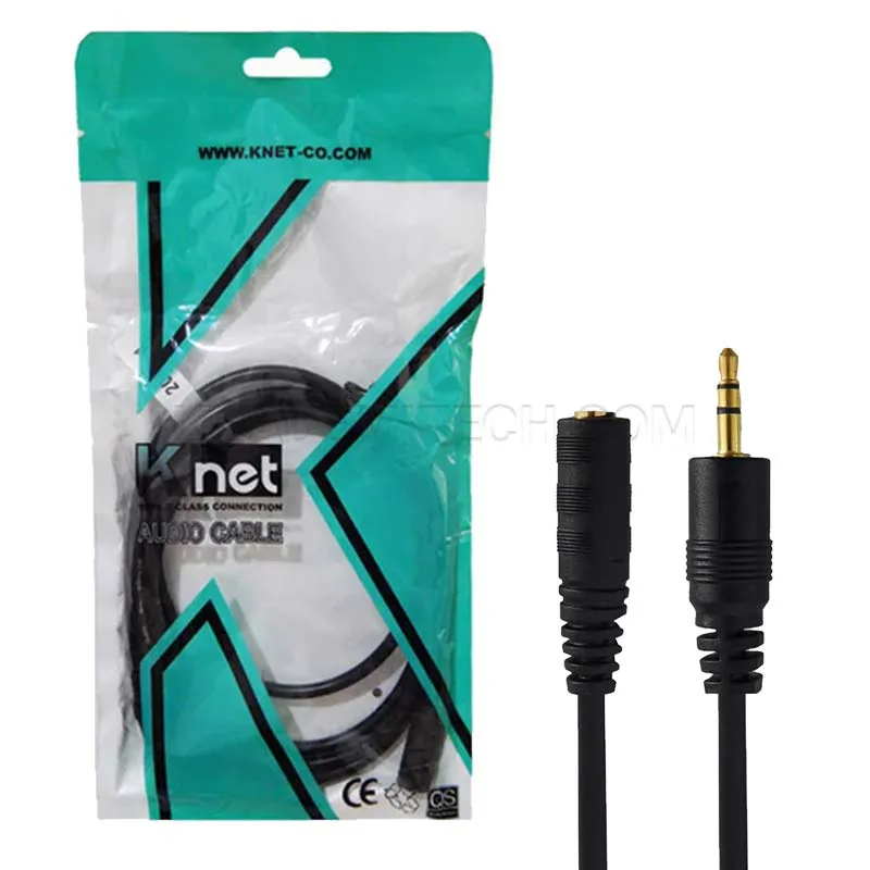 75f50e8ed072592ded7a0ad65bdb81ef07d27bbcdac274616bf85345251eb503.webp کابل صدا AUX افزایشی کی نت KNET K-CSE11015 1.5M