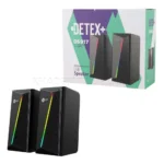 اسپیکر دسکتاپ دوتکه دتکس پلاس مدل DETEX DS 917