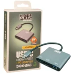 هاب کی نت پلاس مدل KNET-P 3*1 S1 TYPE-C