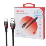 کابل تایپ سی هترون مدل Hatron HC303HB مشکی
