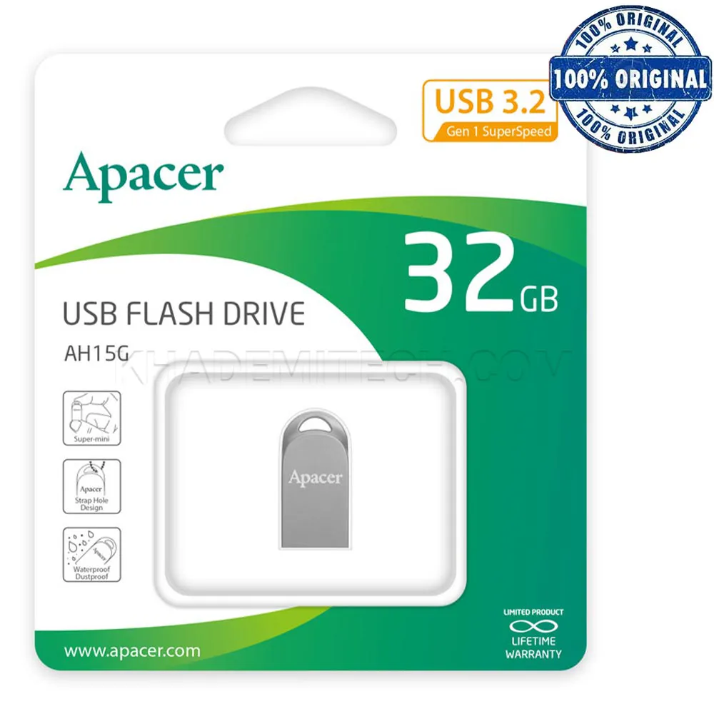 7ac59f3e96443aa051a0041dae7dd56037735ee57a5c6d624914ebfc47a711e7.webp فلش اپیسر مدل Apacer AH15G 32G USB3.2