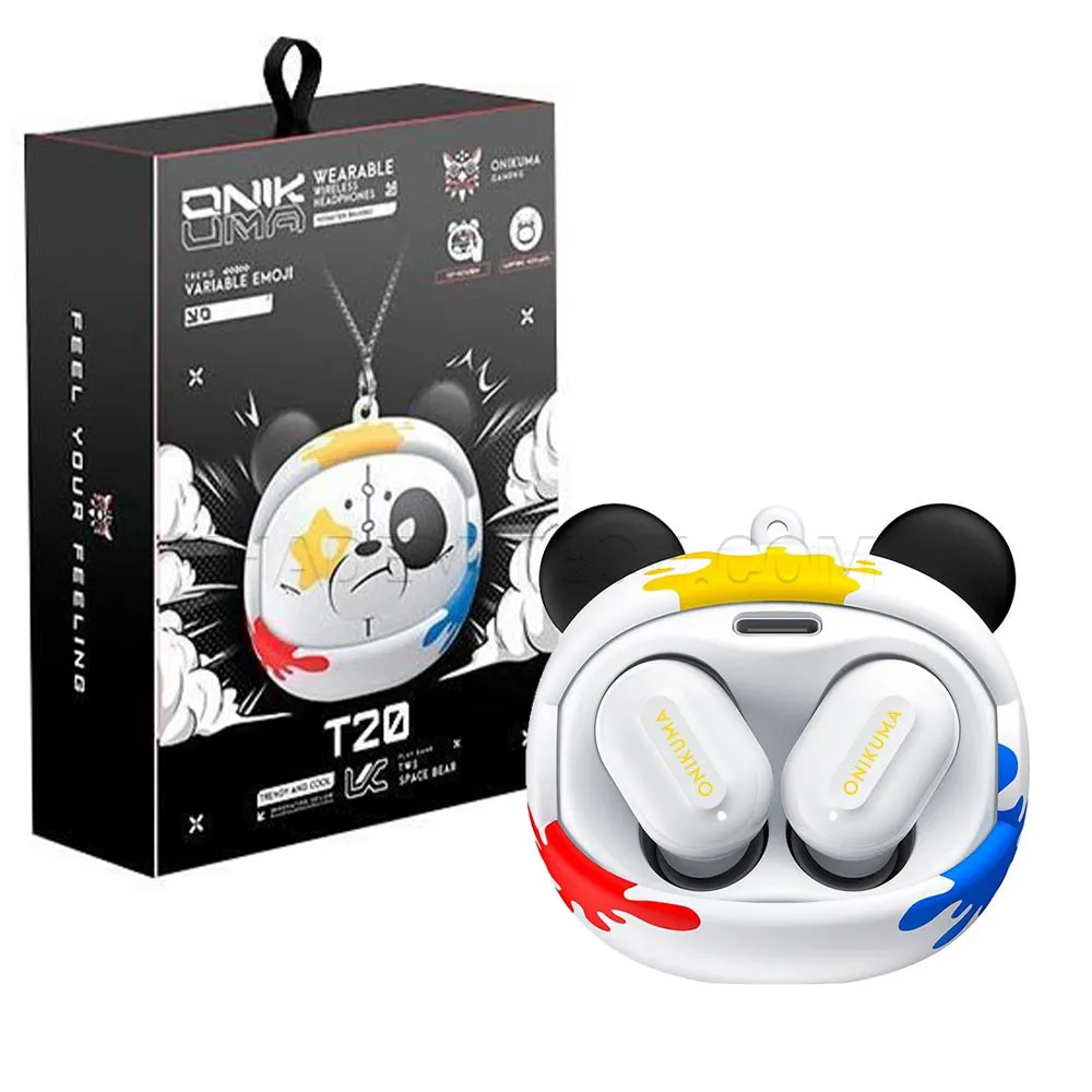 7adee17b65e9d1438589d8d19481c51422bf230e27d676c7e4bcc0d4fb892546.webp ایرپاد گیمینگ اونیکوما مدل ONIKUMA T20 سفید