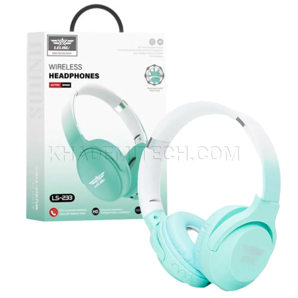 7ca799dc71213b39eb84bad4e9eee8a6177e4f0f998cab236ef44e44b17c06c1.webp هدست للیسو مدل LELISU LS-233 سبز