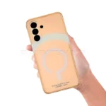 قاب سامسونگ مدل Samsung A56 MARK نارنجی مات