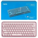 کیبورد بی سیم رپو مدل RAPOO RalemoPre5 صورتی