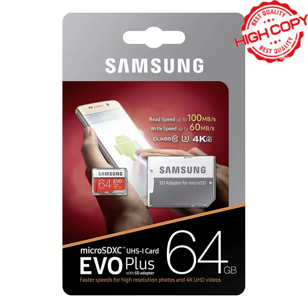 7d56c06a6516fecefaadd7836e80ad42d46041d8a6146ac40cc0e0f387a9ca5e.webp رم SAMSUNG EVO PLUS 100MB 64G گارانتی مادام العمر