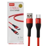 کابل شارژ هیسکا HISKA LX301 1M قرمز MICRO