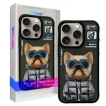 قاب اپل مدل Nimmy Cool Cute Little tycoon IPHONE 16 ProMax مشکی