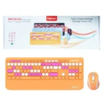 کیبورد ماوس بیسیم hatron HKCW350 نارنجی