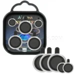 محافظ لنز رینگی آلفا مدل Samsung S23 Ultra نقره ای