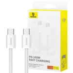 کابل بیسوس مدل BASEUS P10365200211-03 TYPE-C PD سفید