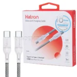 کابل تایپ سی هترون مدل Hatron HC610HB PD طوسی