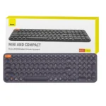 کیبورد بی سیم بیسوس مدل BASEUS K01B طوسی گارانتی آونگ