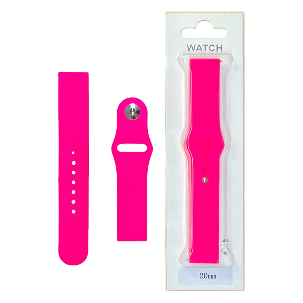 82ef7d28438ae7149074843a7b31a4ea63acd4874cd724bc59be18a92cc55f95.webp بند سامسونگ SILICON 20mm سرخابی