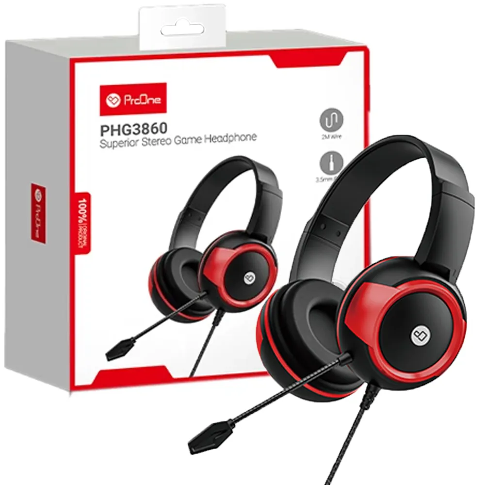 836c7cea9ddfe25e40e9b1e5578be7c31b0a71831feb9708cd171a94d7ded34d.webp هدست گیمینگ پرووان PHG3860 قرمز PROONE