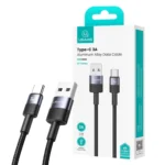 کابل تایپ سی یوسمز مدل Usams SJ718 TYPE-C مشکی
