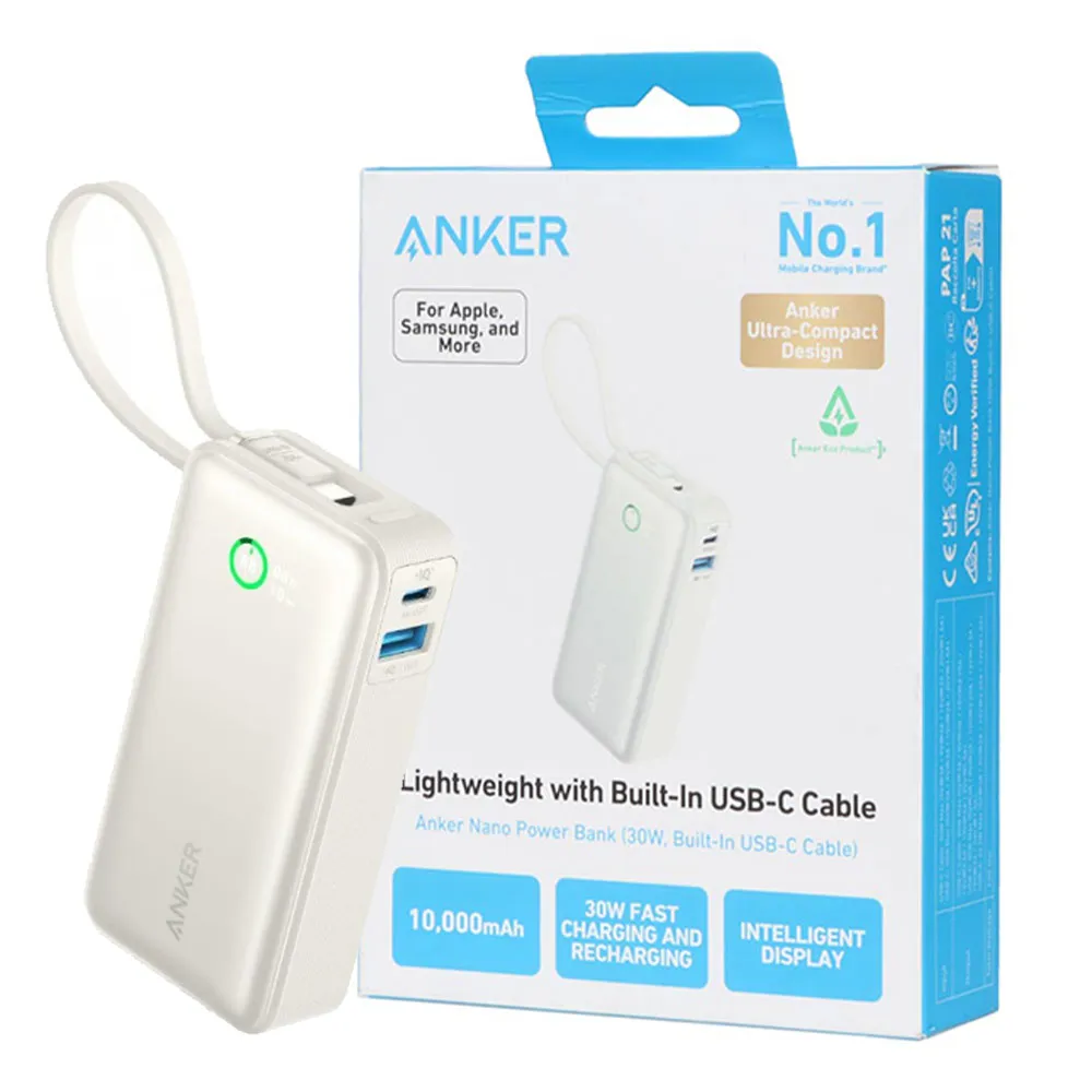842f3722c3cd1d3c9966017e17b2c6725d97f6000306ae0d8bfb64734f11e936.webp پاوربانک انکر مدل ANKER A1259H21 10000mAh 30W سفید