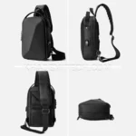 کیف کراس بادی طرح 3D مشکی