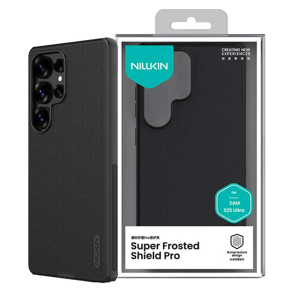 852d6592f795f337e1a565c4fa8b0196ca7e47ec8770a5593d20e0e0591ebaff.webp قاب نیلکین مدل NILLKIN SuperFrosted Samsung S25Ultra مشکی