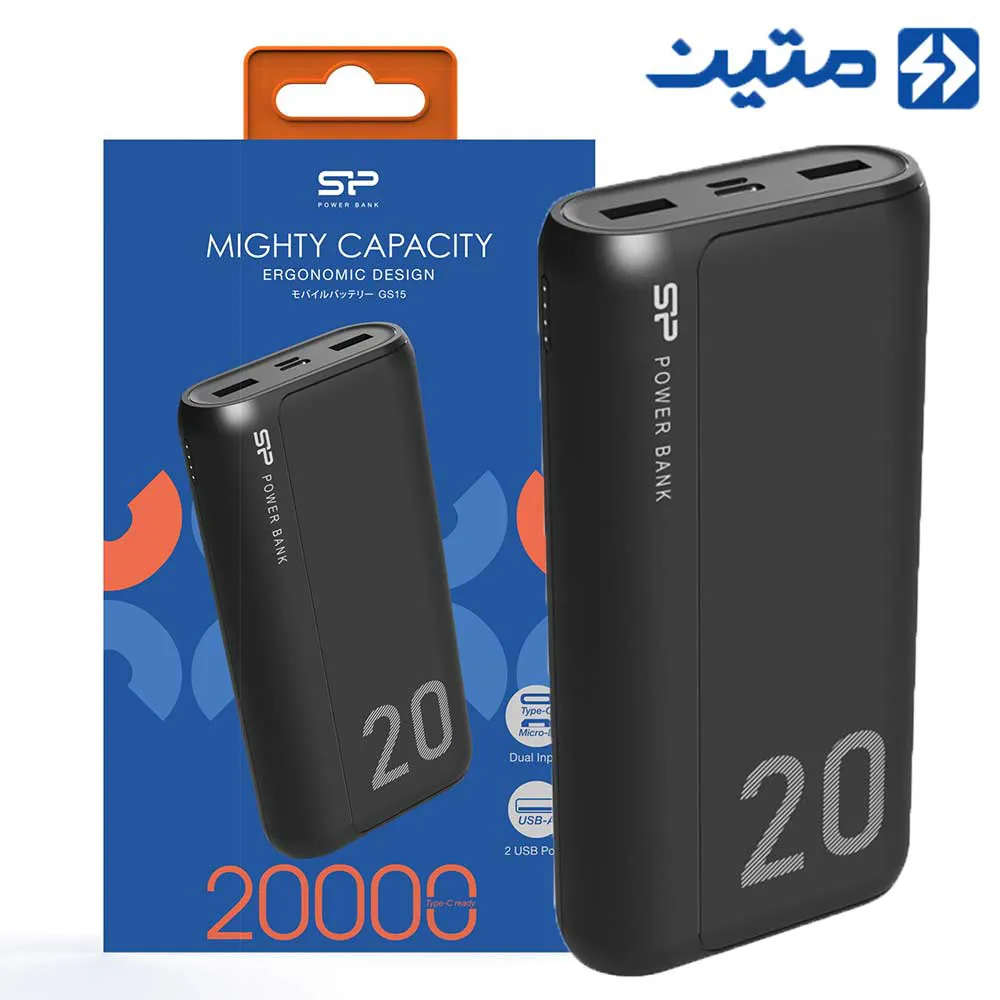 869950717504f38bb0597008332d0e983ec87efab856d9215c038a12329c3416.webp پاوربانکGS15.20KسSilicinPower