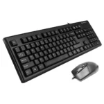 کیبورد و ماوس سیم دار ایفورتک مدل A4TECH KR8372S