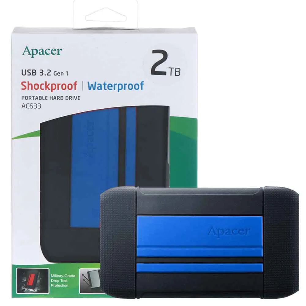 879c0dab5592b64fe4d3b79cf9b21714626e186b0074d425fa2bf6888c4469a3.webp هارد اکسترنال اپیسر مدل Apacer AC633 2TB مشکی آبی