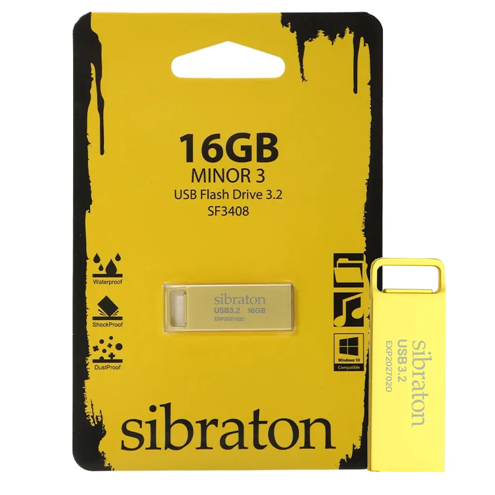 87a9a5cc81a2f351a6afbced37ee02cff936f53916d21fd8a44f17d0c8e81d27.webp فلش سیبراتون مدل SIBRATON USB 3.2 Gold 3408 SF 16G