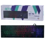 کیبورد سیم دار گیمینگ دتکس پلاس مدل DETEX+ DK 702