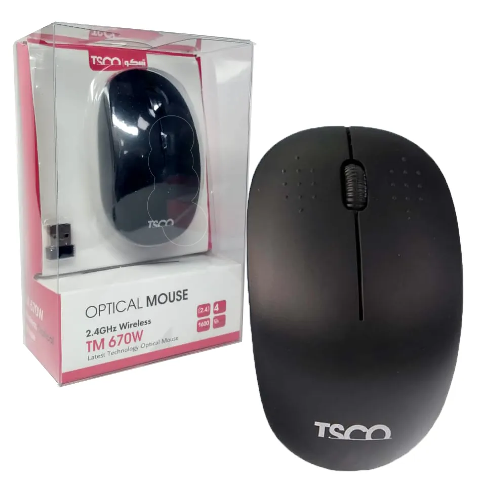 88391c6206db01733be3467bfa7327f8033ba1bdf8beec4b06a05b3fe61f7e5d.webp ماوس وایرلس تسکو TM670W