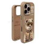 قاب اپل مدل Nimmy Cool Cute Brown bear IPHONE 16Pro