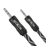 کابل صدا کنفی موکسوم مدل MOXOM AUX-62B سفید مشکی