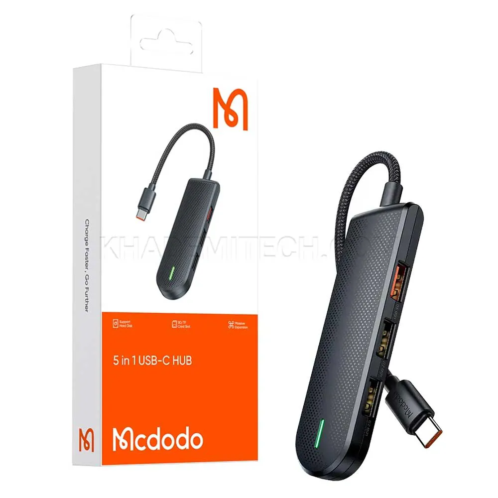 89eadd3c0f80b81989e7fe13eb866a5f413cf4044d54a7440fa6bc4c5f797e40.webp هاب مکدودو مدل Mcdodo HU-143 TYPE-C گارانتی متین