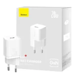کلگی شارژر بیسوس مدل BASEUS 20W MINI WHITE CCGN050102 گارانتی آونگ